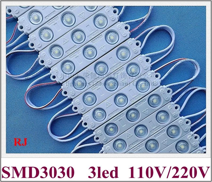 SMD 3030 3 LED  ,  1.8W, 220V, 110V, IP65,..